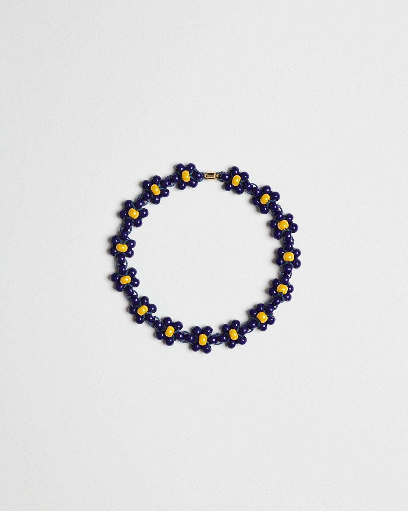 Bluebell Large Glass Beads Fleur Choker