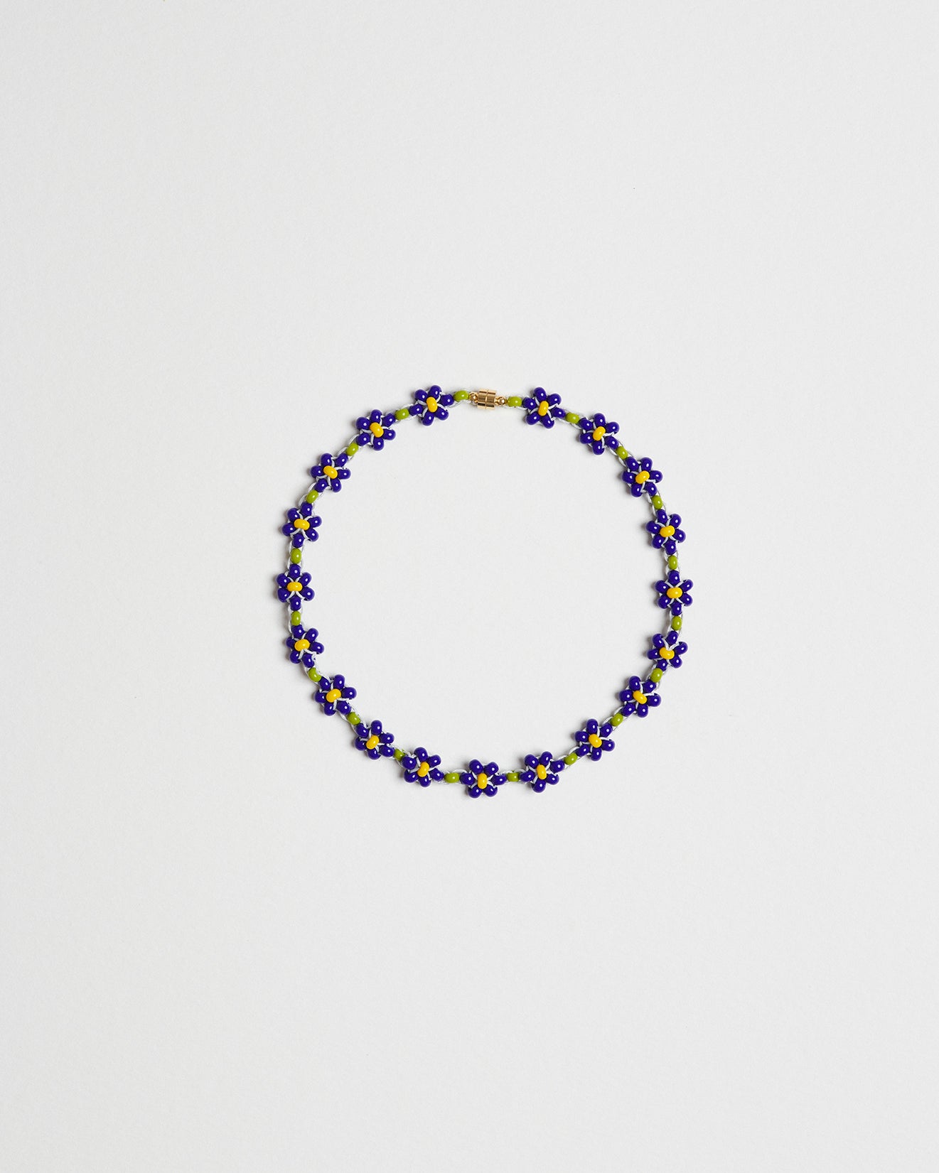 Bluebell Small Glass Beads Fleur Choker