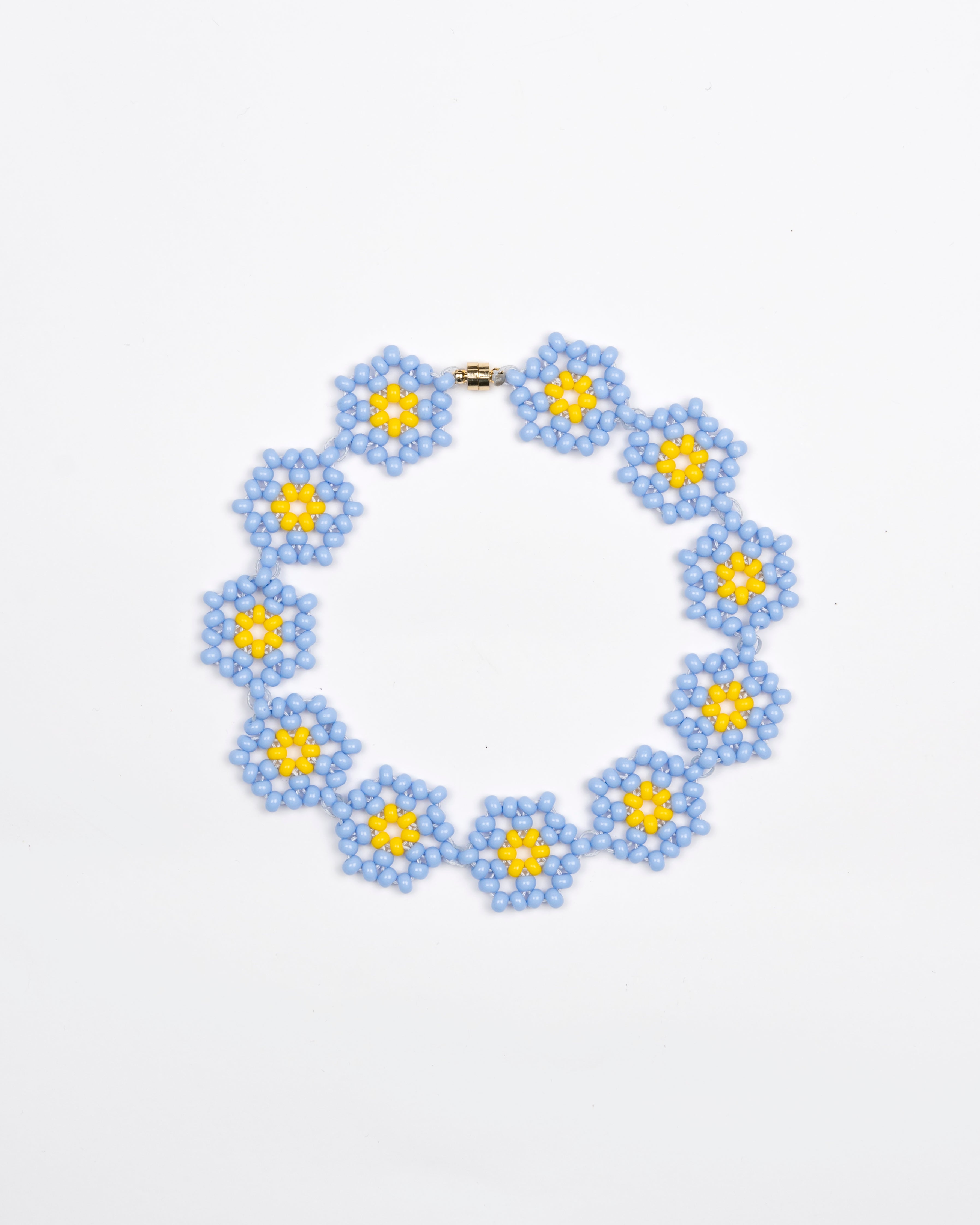 Forget-Me-Not Fleur Couronne Choker