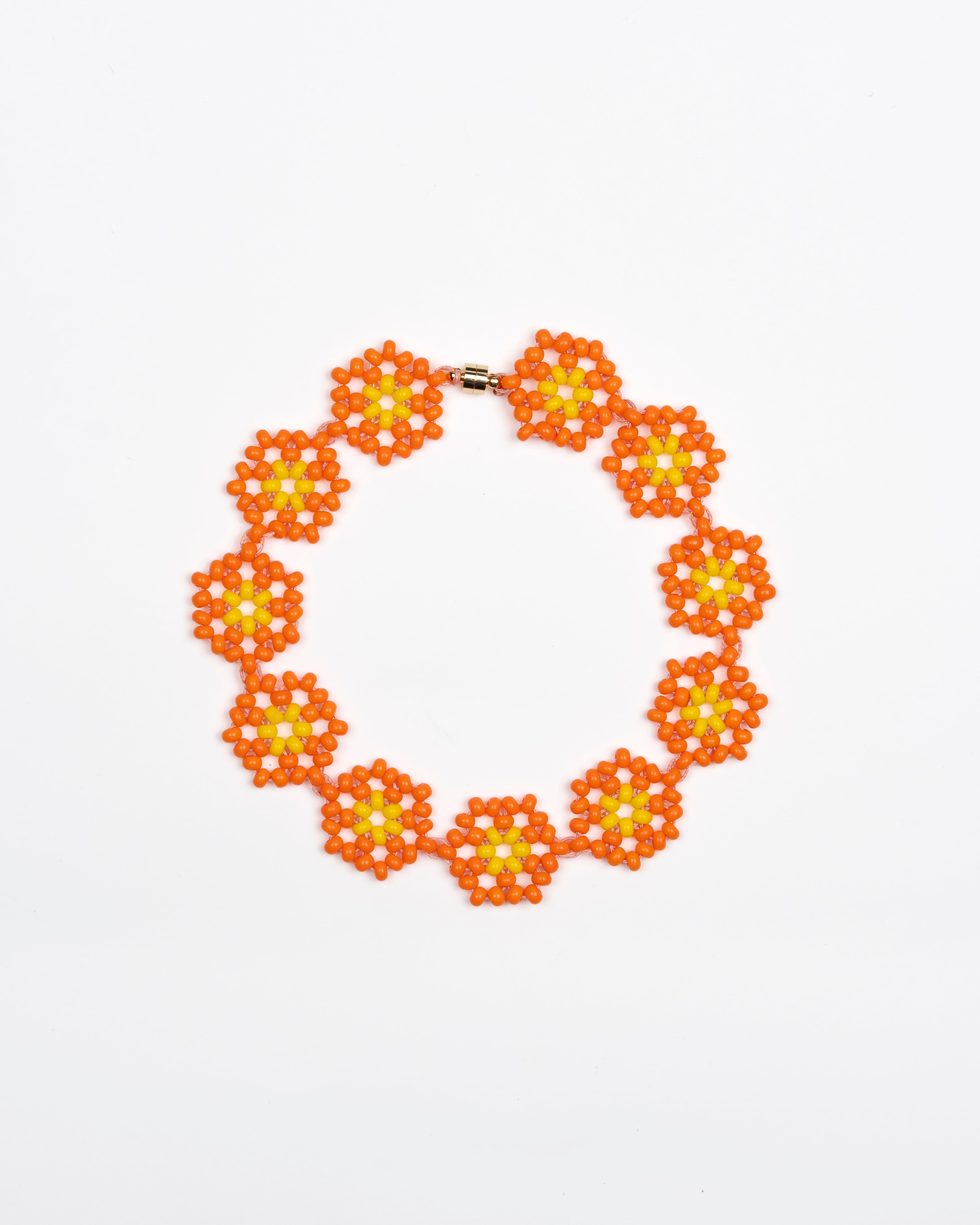 Tiger Lily Fleur Couronne Choker