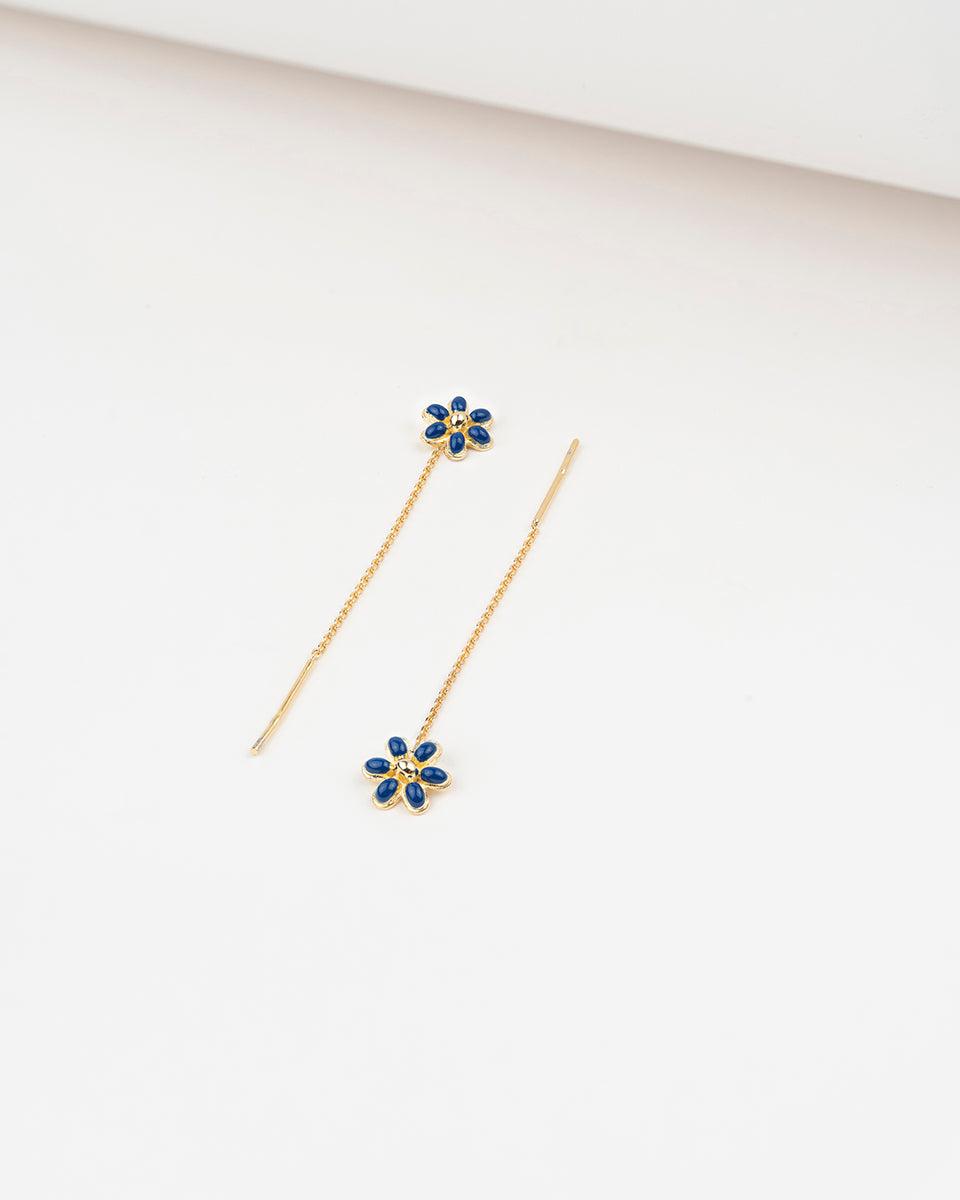 Bluebell Fleur Dorée stem earrings